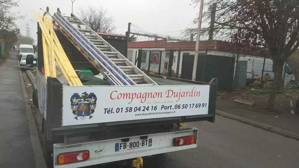 camion entreprise de couverture dujardin